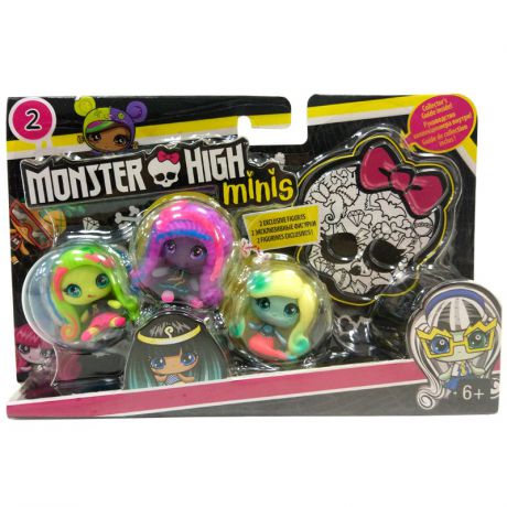 Mattel Набор мини-фигурок Monster High 3 шт