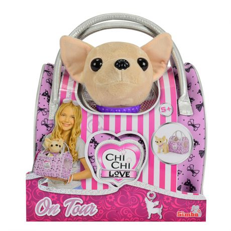 Chi Chi Love Мягкая игрушка Собачка-путешественница 20 см
