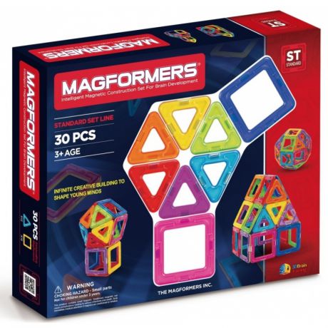 MAGFORMERS Магнитный конструктор Rainbow 30