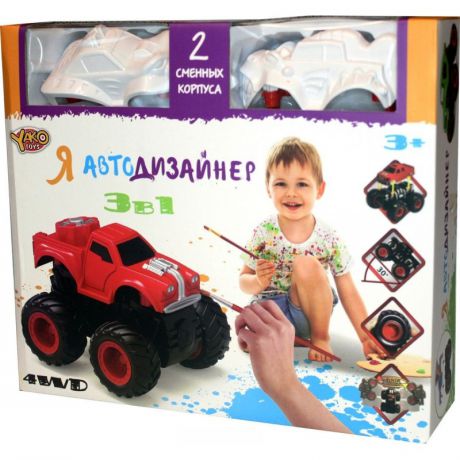 Yako Toys Игровой набор 3 в 1 Я Автодизайнер