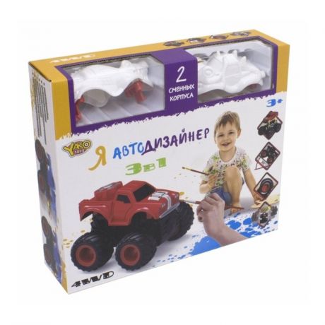 Yako Toys Игровой набор 3 в 1 Я Автодизайнер