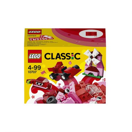 LEGO Конструктор Красный набор для творчества Classic 10707