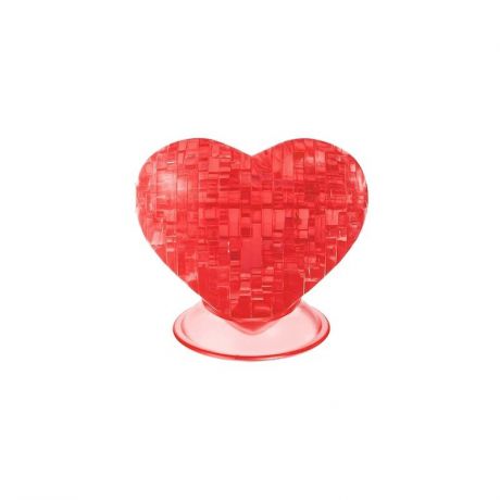 Crystal puzzle 3D головоломка Сердце красное 46 деталей