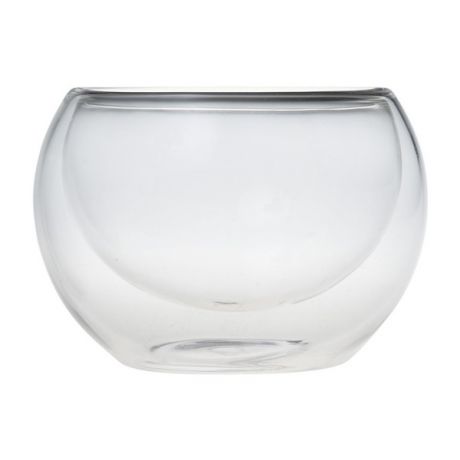 Чашка-термос "Лилия" необжигающая с двойными стенками (стекло, 140 мл)