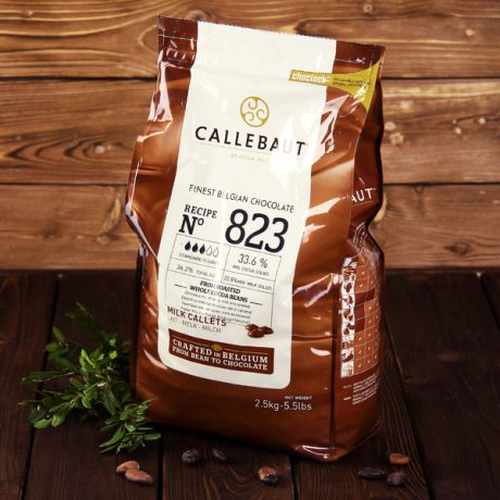 Молочный шоколад для фонтанов Callebaut Select 33,6% (2,5 кг, в каллетах)