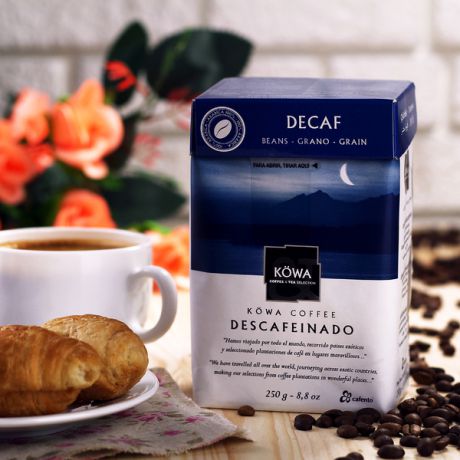 Кофе в зёрнах без кофеина Kowa "Descafeinado" (250 г)