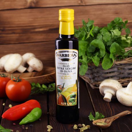 Оливковое масло Barbera с ароматом сицилийских цитрусовых Extra Virgin (250 мл, Италия)