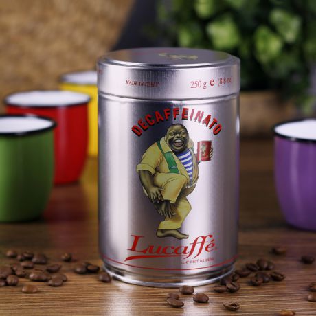 Кофе в зёрнах без кофеина Lucaffe "Decaffeinato" (250 г)