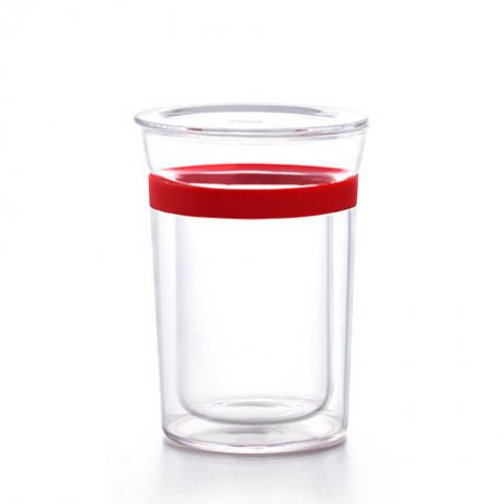 Чашка-термос SAMA DOYO с двойными стенками (300 мл, красная)
