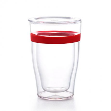 Чашка-термос SAMA DOYO с двойными стенками (300 мл, красная)
