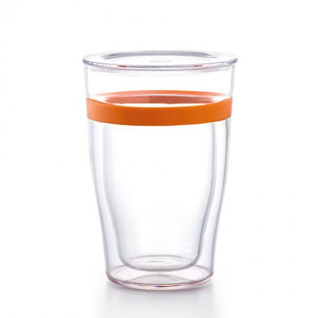 Чашка-термос SAMA DOYO с двойными стенками (300 мл, оранжевая)
