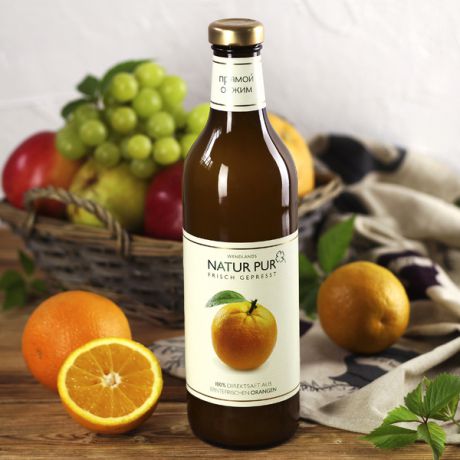 Апельсиновый сок Natur Pur прямого отжима (750 мл)