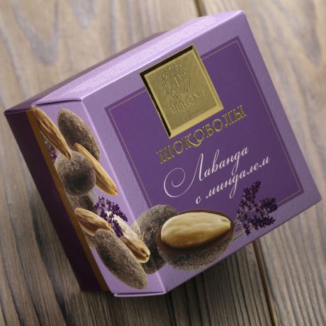 Шоколадные конфеты Peroni "Шокоболы - Лаванда с миндалём" (100 г)