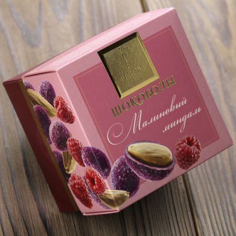 Шоколадные конфеты Peroni "Шокоболы - Малиновый миндаль" (100 г)