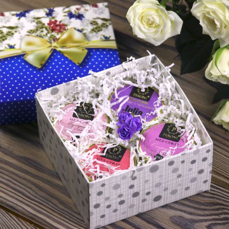 Подарочный набор в коробке "Медовые миниатюры - Праздничные"
