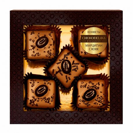 Шоколадные конфеты Chokodelika "Марципан с кофе" (80 г)