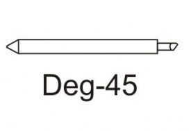 Нож Deg-45 для плотных материалов (угол 45) для плоттеров EasiCut, DGI, Mimaki, Gerber, Muton (оригинальный)