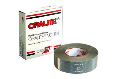 Световозвращающая лента Oralite/Reflexite VC104 Rigid Grade Commercial для жесткого борта, белая 50 м