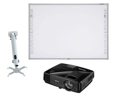 Интерактивная доска R3-800 в комплекте с проектором BenQ MS506 и креплением Classic Solution CS-PRS-2