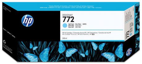 Картридж HP Pigment Ink Cartridge №772 Light Cyan (светло-голубой)