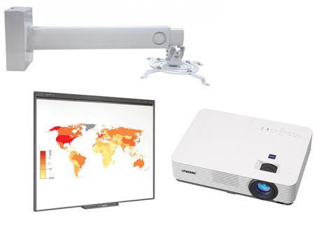 Интерактивная доска SB480 в комплекте с проектором Sony VPL-DX241 и креплением Digis DSM-14Kw