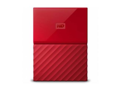 Внешний жесткий диск My Passport 1ТБ (WDBBEX0010BRD-EEUE), красный