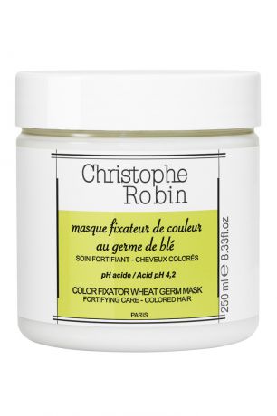 Christophe Robin Маска для волос с маслом зародышей пшеницы Color Fixator, 250ml