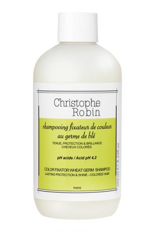 Christophe Robin Шампунь с маслом зародышей пшеницы Color Fixator, 250ml