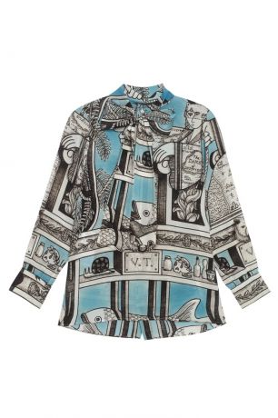 Gucci Шелковая блузка