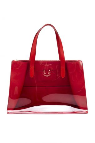 Charlotte Olympia Кожаная сумка-шопер Presley