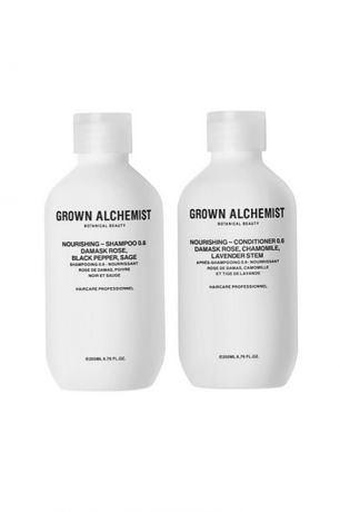 Grown Alchemist Набор для волос питательный 0.6 Nourishing (Питательный шампунь, 200 ml + Питательный кондиционер, 200 ml)
