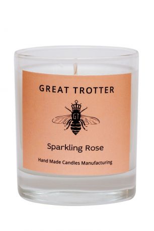 Great Trotter Ароматическая свеча Sparkling Rose, 300 г