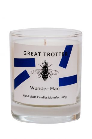 Great Trotter Ароматическая свеча Wunder Man, 300 г.