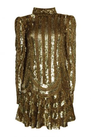 Marc Jacobs Платье с золотистыми пайетками