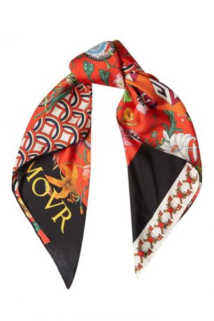 Gucci Шелковый платок с лилиями