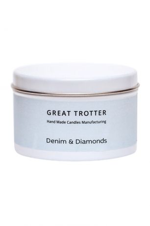 Great Trotter Свеча Denim&Diamonds, travel-size, 200 g