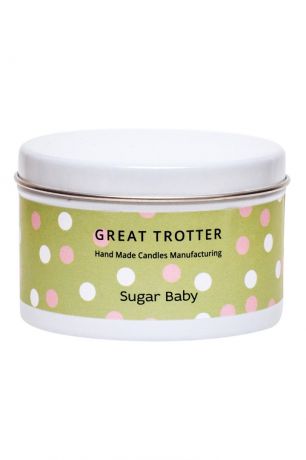 Great Trotter Свеча Sugar Baby, travel-size, 200 g