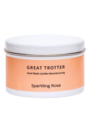 Great Trotter Свеча Sparkling Rose, travel-size, 200 g