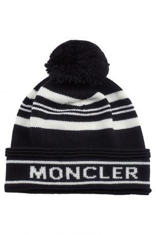 Moncler Шерстяная шапка с логотипом