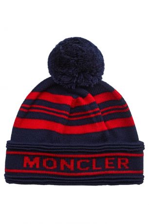 Moncler Шерстяная шапка с логотипом