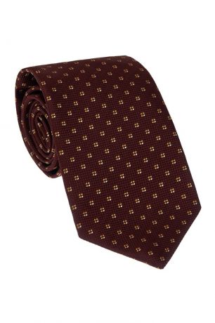 CESARE ATTOLINI Фактурный шелковый галстук