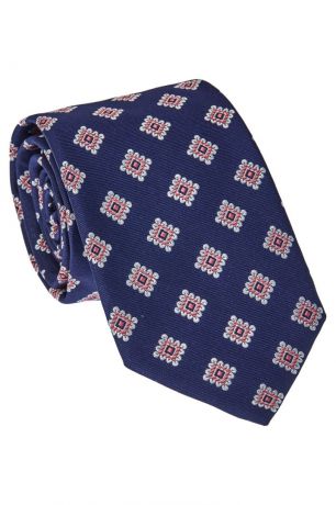 Canali Синий шелковый галстук