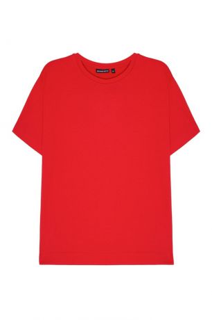 BLANK.MOSCOW Красная хлопковая футболка