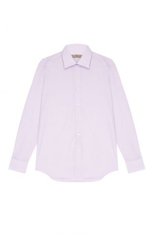 Canali Фиолетовая сорочка из хлопка
