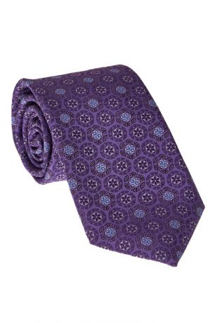 Canali Шелковый галстук фиолетового цвета