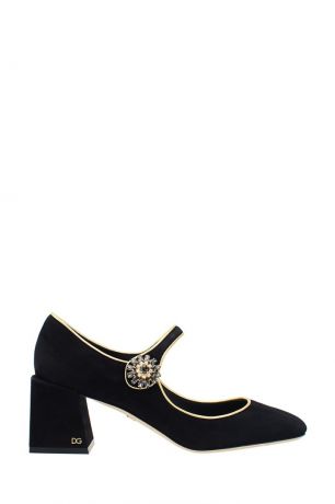 Dolce&Gabbana Черные замшевые туфли
