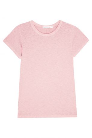 Rag&Bone Розовая хлопковая футболка