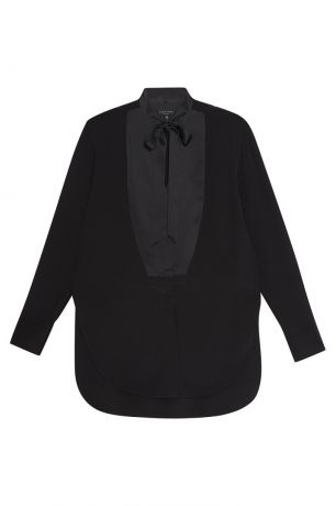 Rag&Bone Черная шелковая блузка