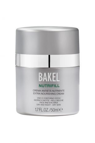 Bakel Крем увлажняющий для лица и контура глаз для сухой кожи Nutrifill, 50 ml