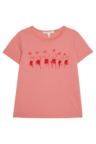 Marc Jacobs Розовая футболка с принтом и логотипом